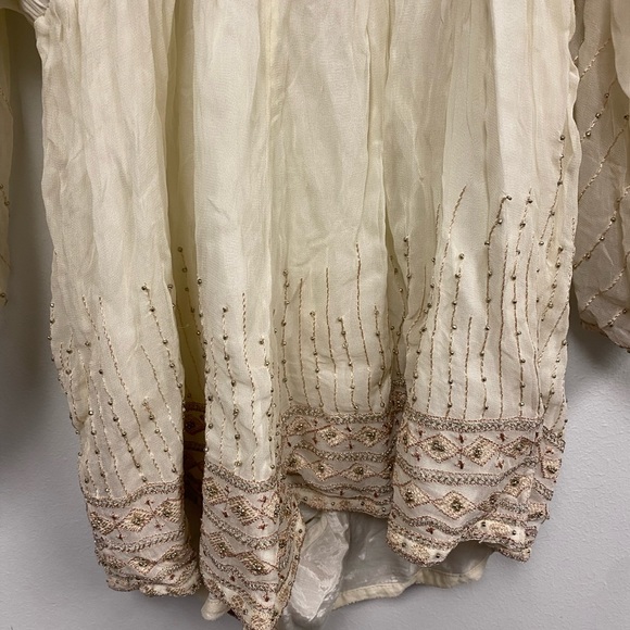 NWT Free People Butterfly Kisses Beaded Romper Size Small - Picture 8 of 12